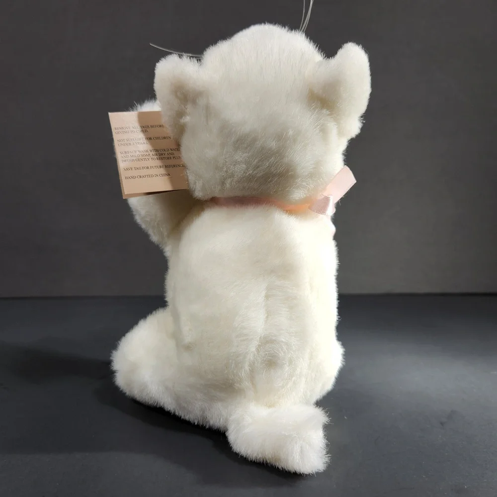 Bearington Collection White Cat Plush Toy Sissy Retired Plushie